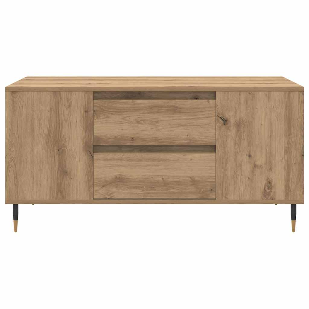 vidaXL Coffee Table Artisan Oak 102 x 44.5 x 50 cm Engineered Wood
