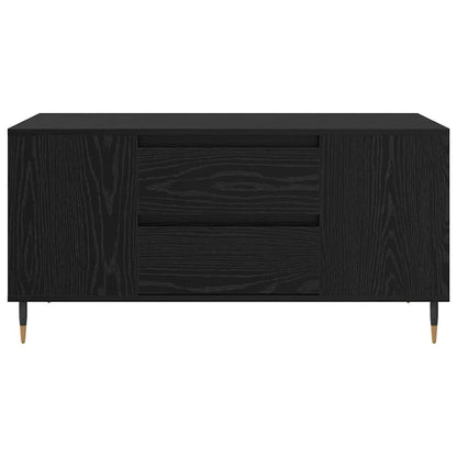 vidaXL Coffee Table Black Oak 102 x 44.5 x 50 cm Engineered Wood