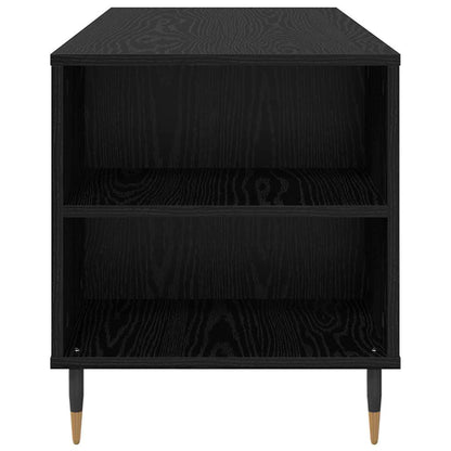 vidaXL Coffee Table Black Oak 102 x 44.5 x 50 cm Engineered Wood