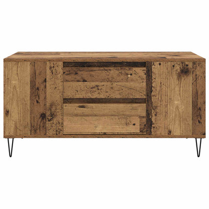 vidaXL Coffee Table Old Wood 102 x 44.5 x 50 cm Engineered Wood