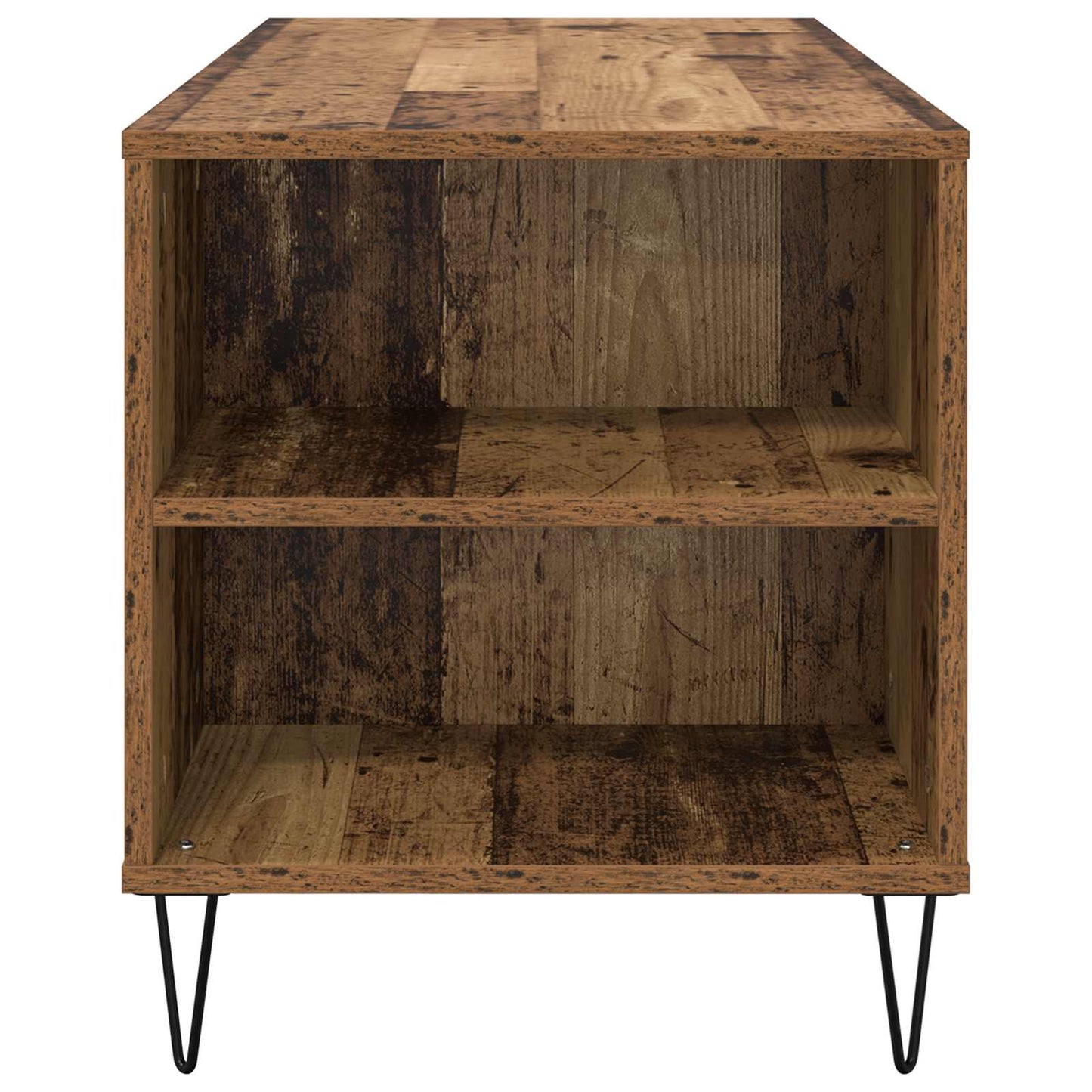 vidaXL Coffee Table Old Wood 102 x 44.5 x 50 cm Engineered Wood
