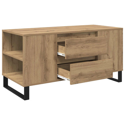 vidaXL Coffee Table Artisan Oak 102 x 44.5 x 50 cm Engineered Wood