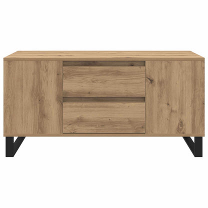 vidaXL Coffee Table Artisan Oak 102 x 44.5 x 50 cm Engineered Wood
