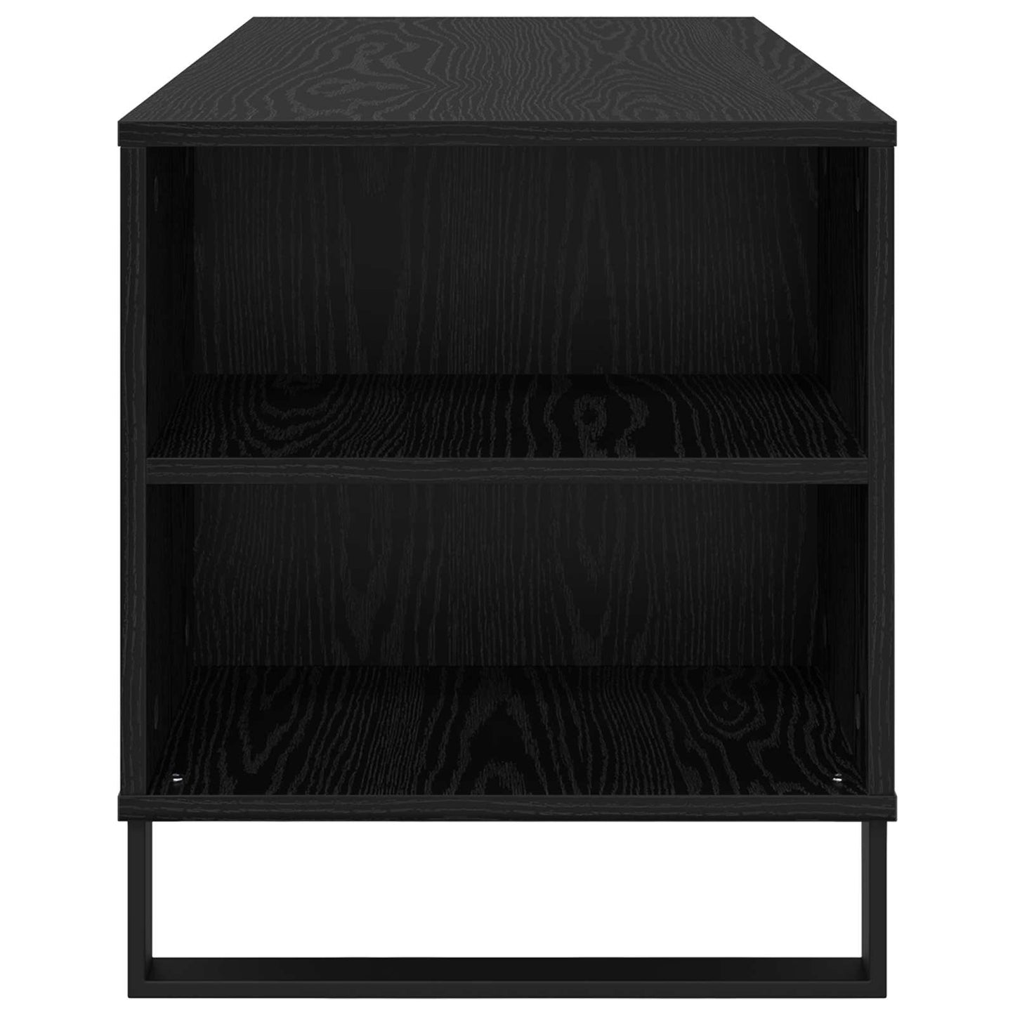 vidaXL Coffee Table Black Oak 102 x 44.5 x 50 cm Engineered Wood