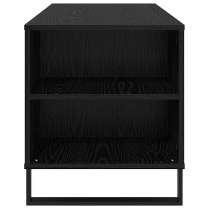 vidaXL Coffee Table Black Oak 102 x 44.5 x 50 cm Engineered Wood