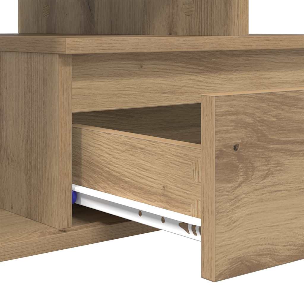 vidaXL Coffee Table Artisan Oak 90 x 49 x 45 cm Engineered Wood