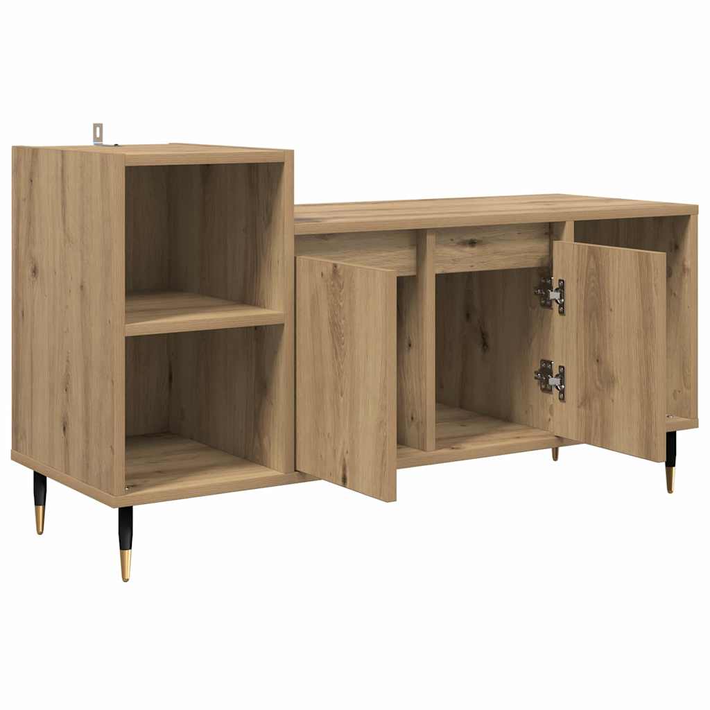 vidaXL TV Cabinet 100 x 35 x 55 cm Artisan Oak Engineered Wood