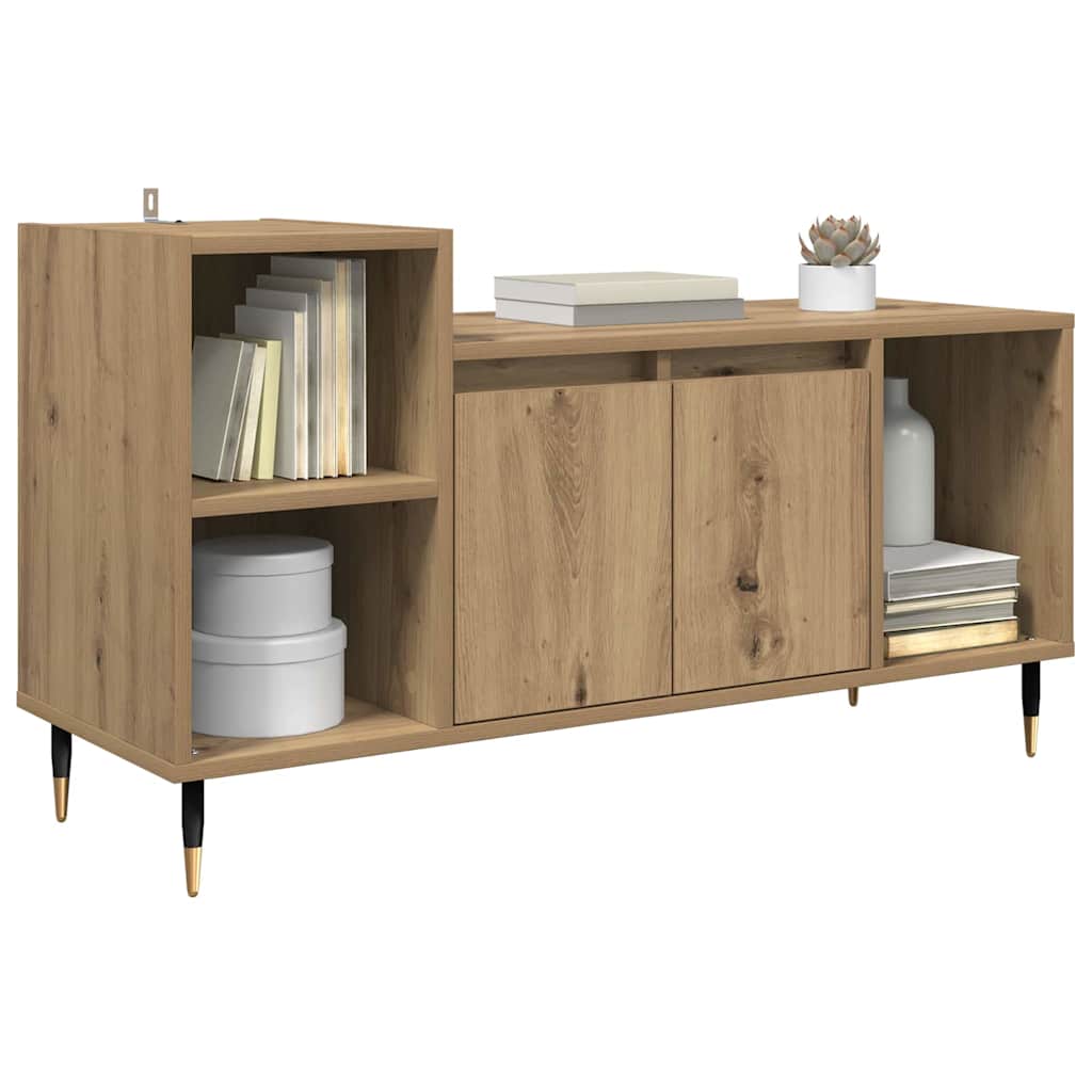 vidaXL TV Cabinet 100 x 35 x 55 cm Artisan Oak Engineered Wood