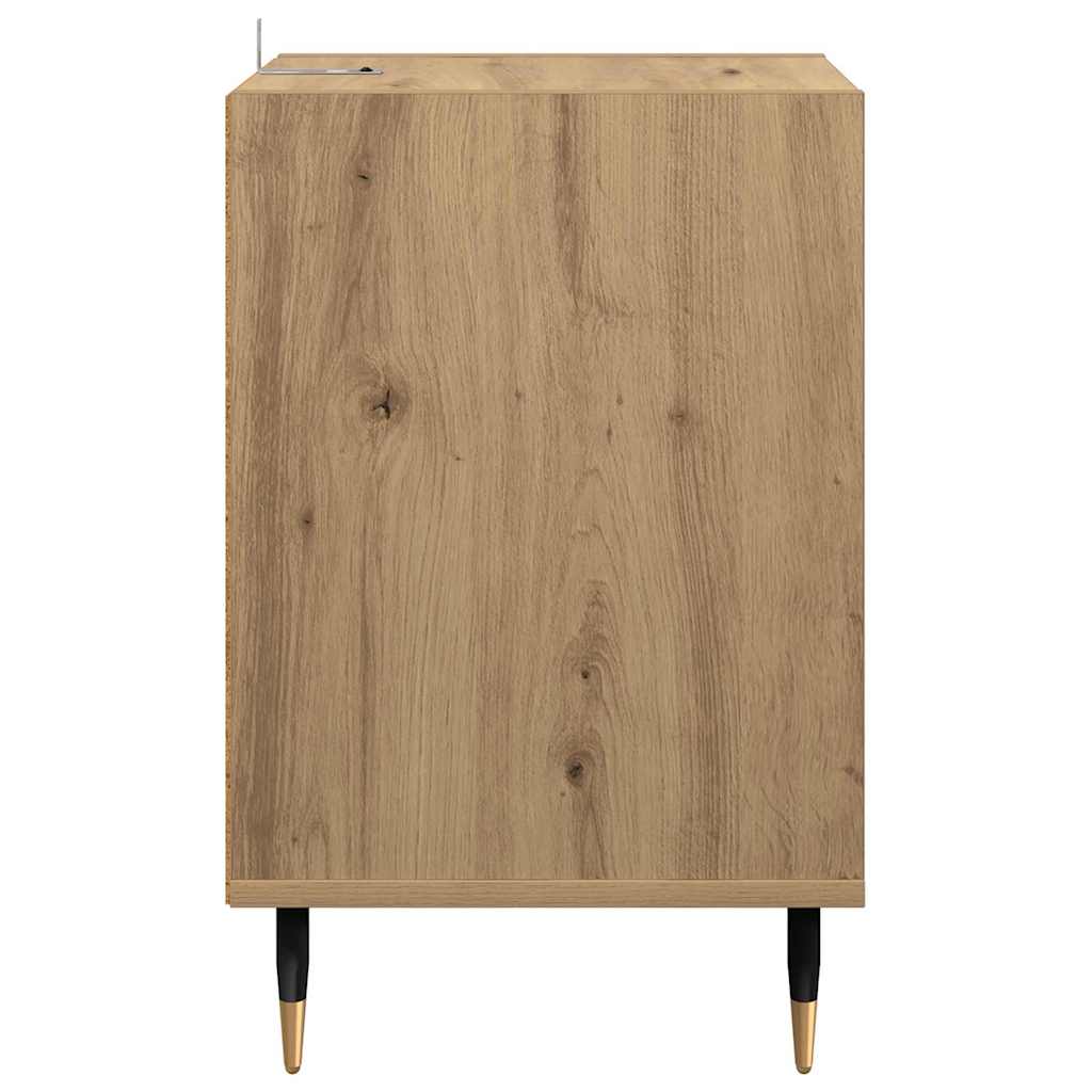 vidaXL TV Cabinet 100 x 35 x 55 cm Artisan Oak Engineered Wood