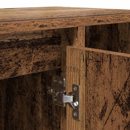 vidaXL TV Cabinet Old Wood 100 x 35 x 55 cm Engineered Wood