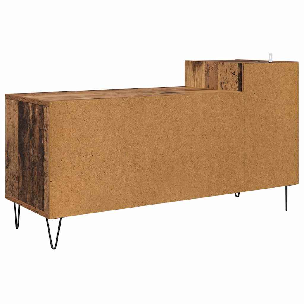 vidaXL TV Cabinet Old Wood 100 x 35 x 55 cm Engineered Wood