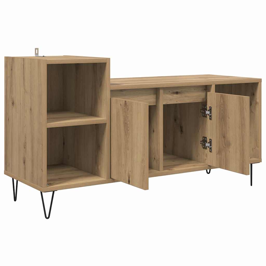 vidaXL TV Cabinet 100 x 35 x 55 cm Artisan Oak Engineered Wood