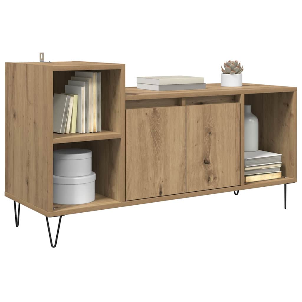vidaXL TV Cabinet 100 x 35 x 55 cm Artisan Oak Engineered Wood