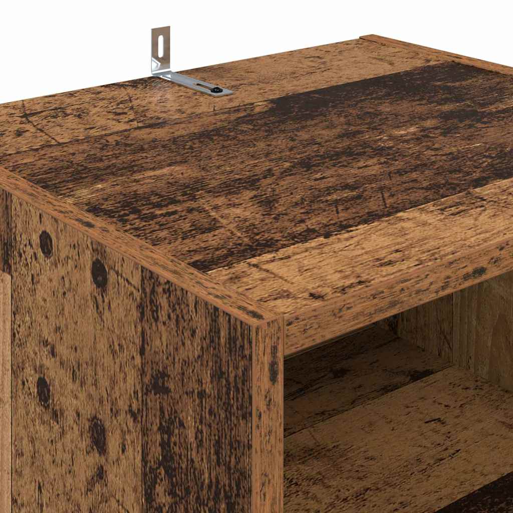 vidaXL TV Cabinet Old Wood 160 x 35 x 55 cm Engineered Wood