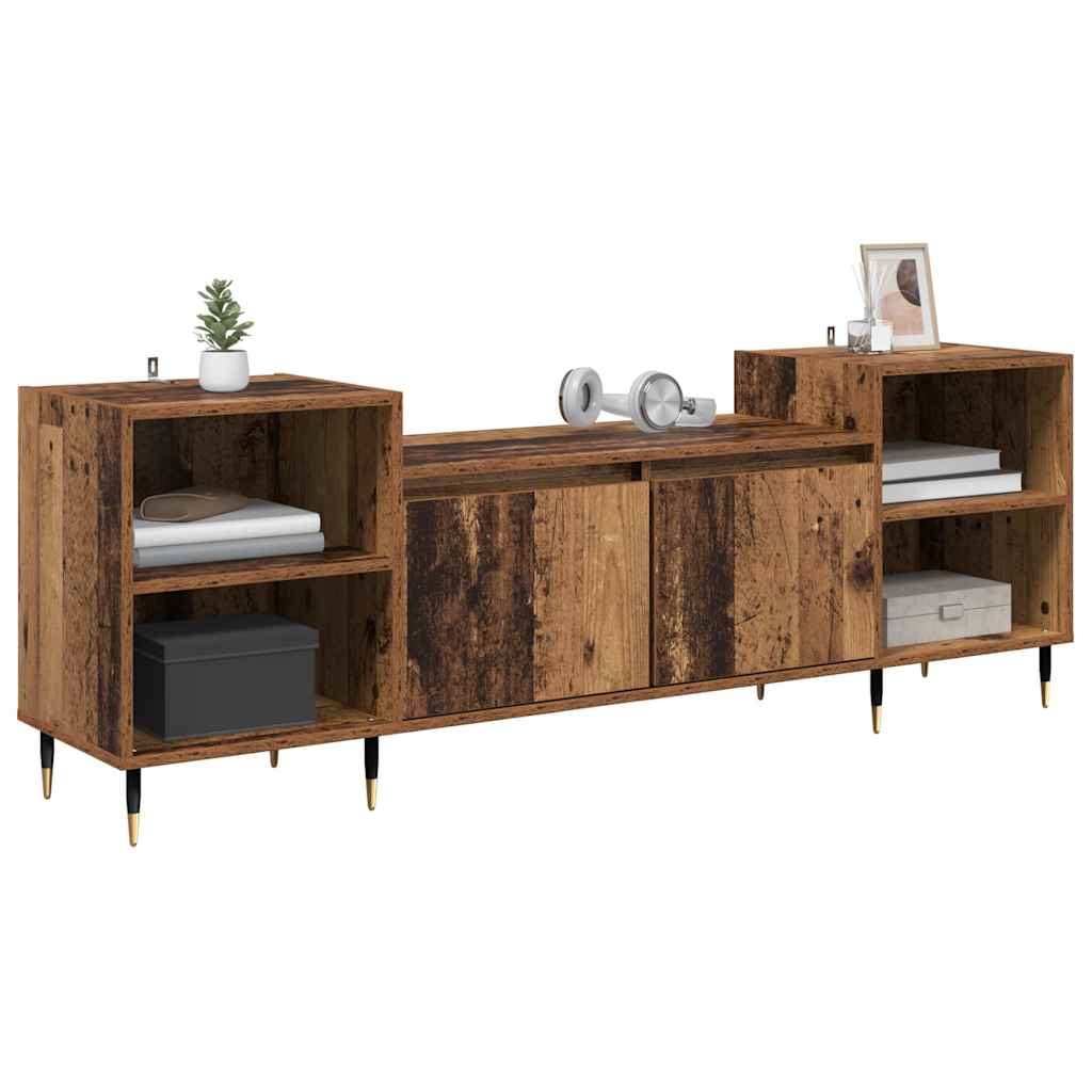 vidaXL TV Cabinet Old Wood 160 x 35 x 55 cm Engineered Wood