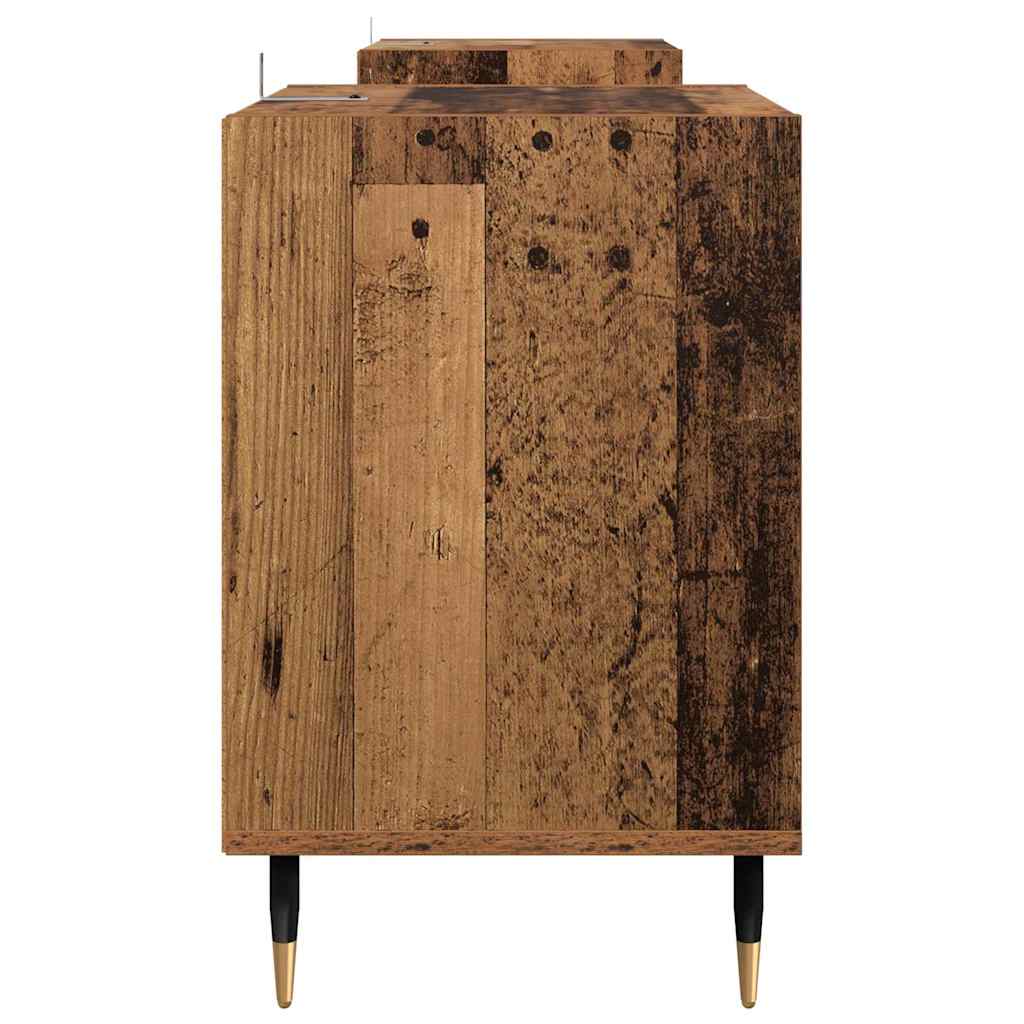 vidaXL TV Cabinet Old Wood 160 x 35 x 55 cm Engineered Wood