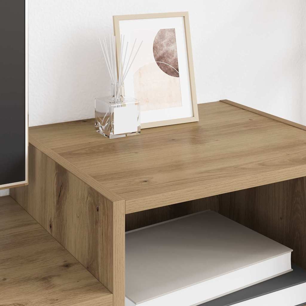 vidaXL TV Cabinet 160 x 35 x 55 cm Artisan Oak Engineered Wood