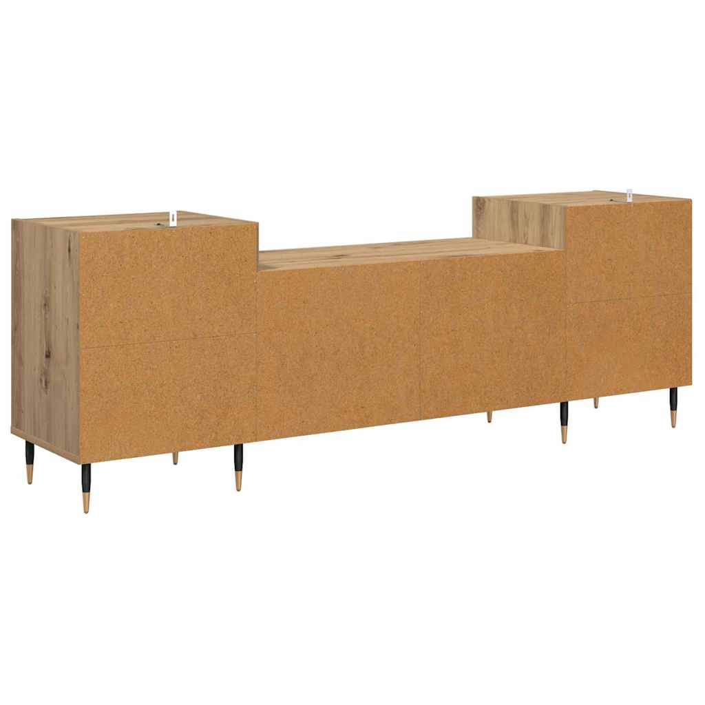 vidaXL TV Cabinet 160 x 35 x 55 cm Artisan Oak Engineered Wood