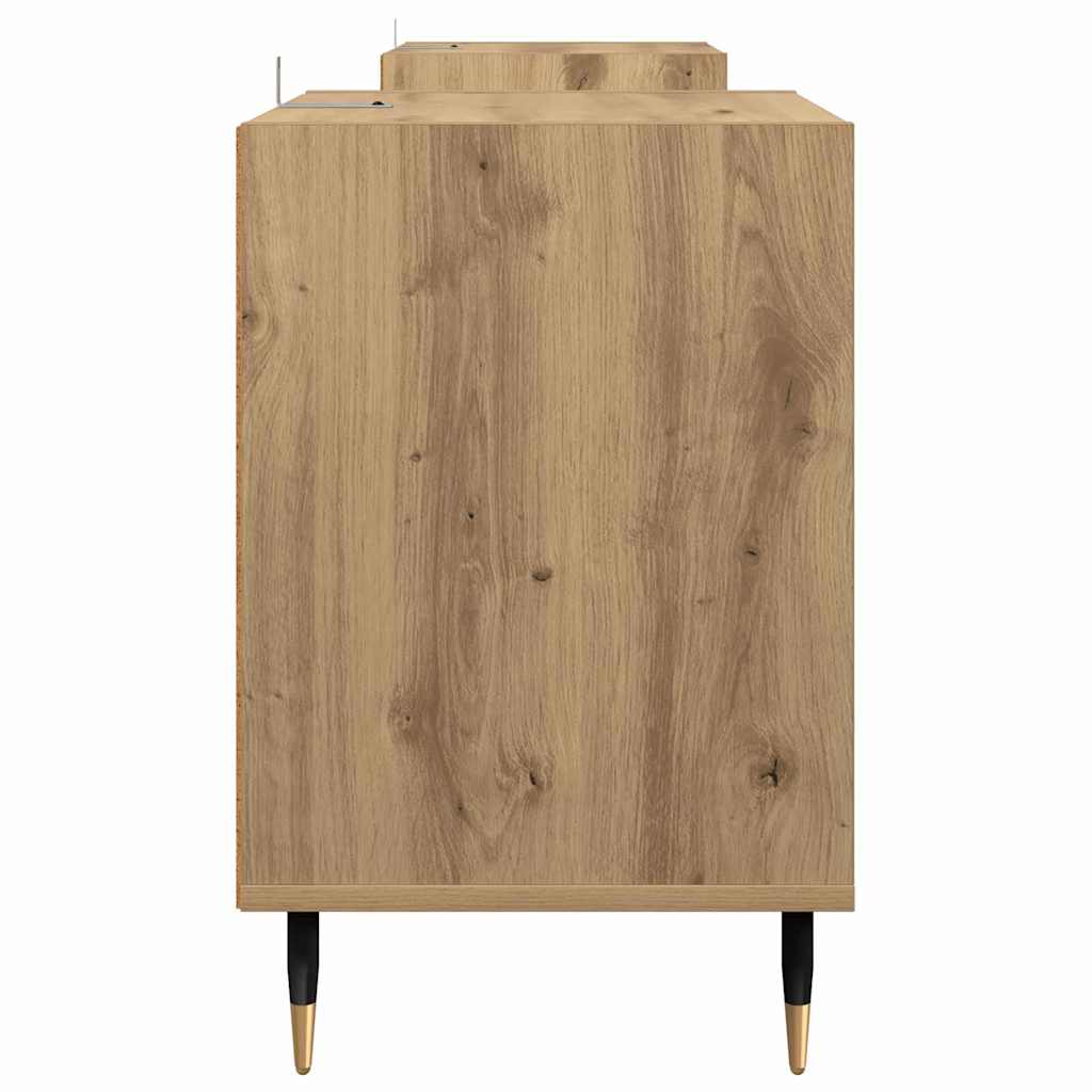 vidaXL TV Cabinet 160 x 35 x 55 cm Artisan Oak Engineered Wood