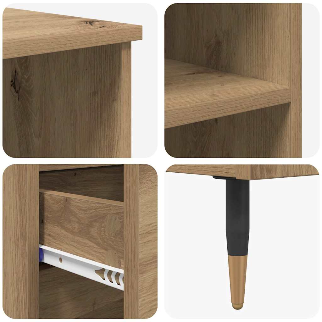 vidaXL Highboard Artisan Oak 40 x 36 x 110 cm Engineered Wood