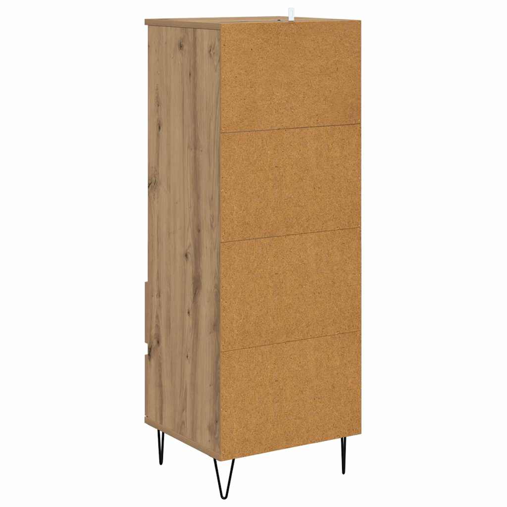 vidaXL Highboard Artisan Oak 40 x 36 x 110 cm Engineered Wood