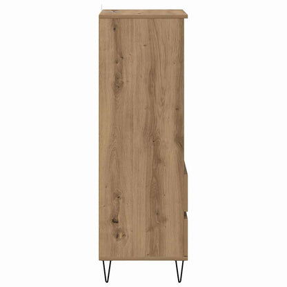 vidaXL Highboard Artisan Oak 40 x 36 x 110 cm Engineered Wood