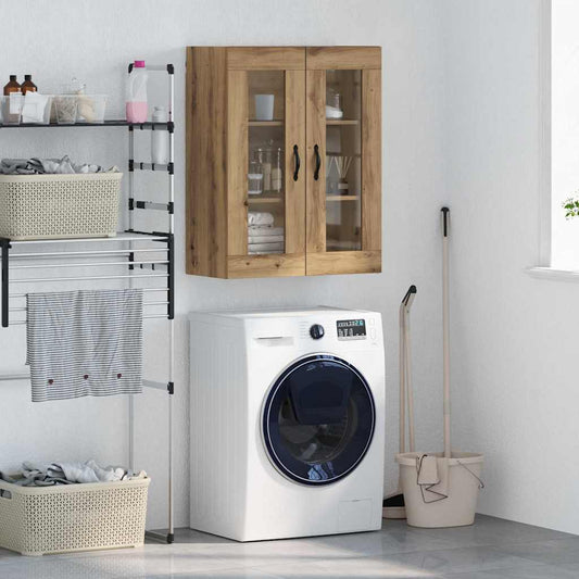vidaXL Wall Mounted Cabinet Artisan Oak 69.5 x 34 x 90 cm
