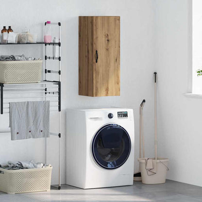 vidaXL Wall Mounted Cabinet Artisan Oak 34.5 x 34 x 90 cm