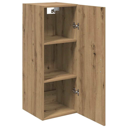 vidaXL Wall Mounted Cabinet Artisan Oak 34.5 x 34 x 90 cm