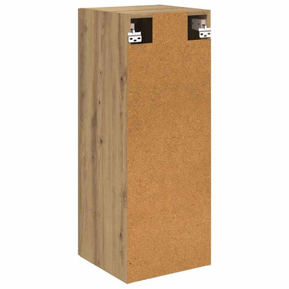 vidaXL Wall Mounted Cabinet Artisan Oak 34.5 x 34 x 90 cm