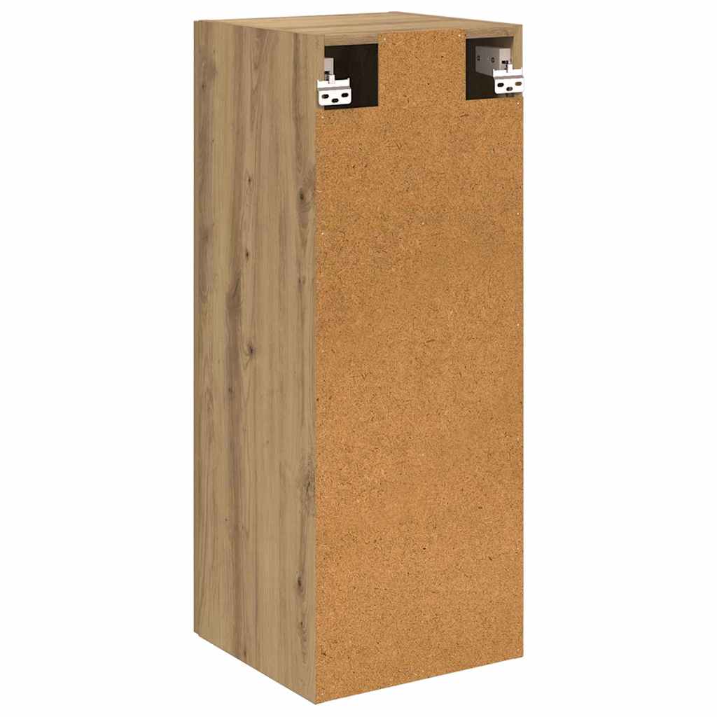 vidaXL Wall Mounted Cabinet Artisan Oak 34.5 x 34 x 90 cm