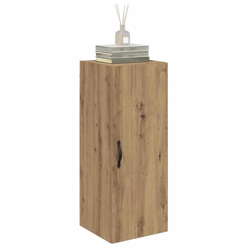 vidaXL Wall Mounted Cabinet Artisan Oak 34.5 x 34 x 90 cm