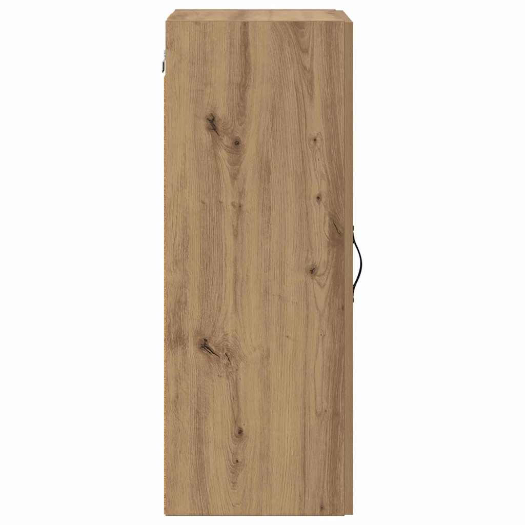 vidaXL Wall Mounted Cabinet Artisan Oak 34.5 x 34 x 90 cm