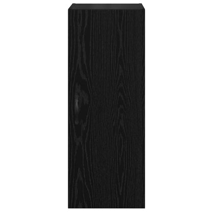 vidaXL Wall Mounted Cabinet Black Oak 34.5 x 34 x 90 cm