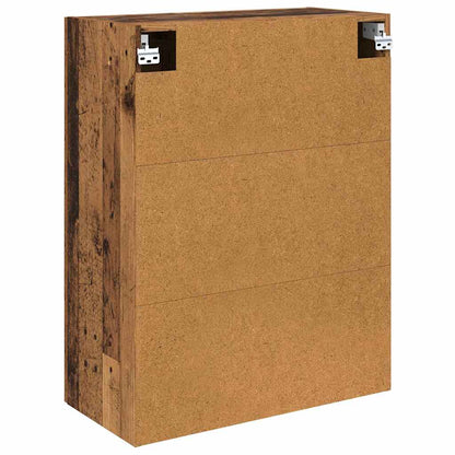 vidaXL Wall Mounted Cabinet Old Wood 69.5 x 34 x 90 cm Engineered Wood