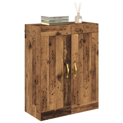 vidaXL Wall Mounted Cabinet Old Wood 69.5 x 34 x 90 cm Engineered Wood