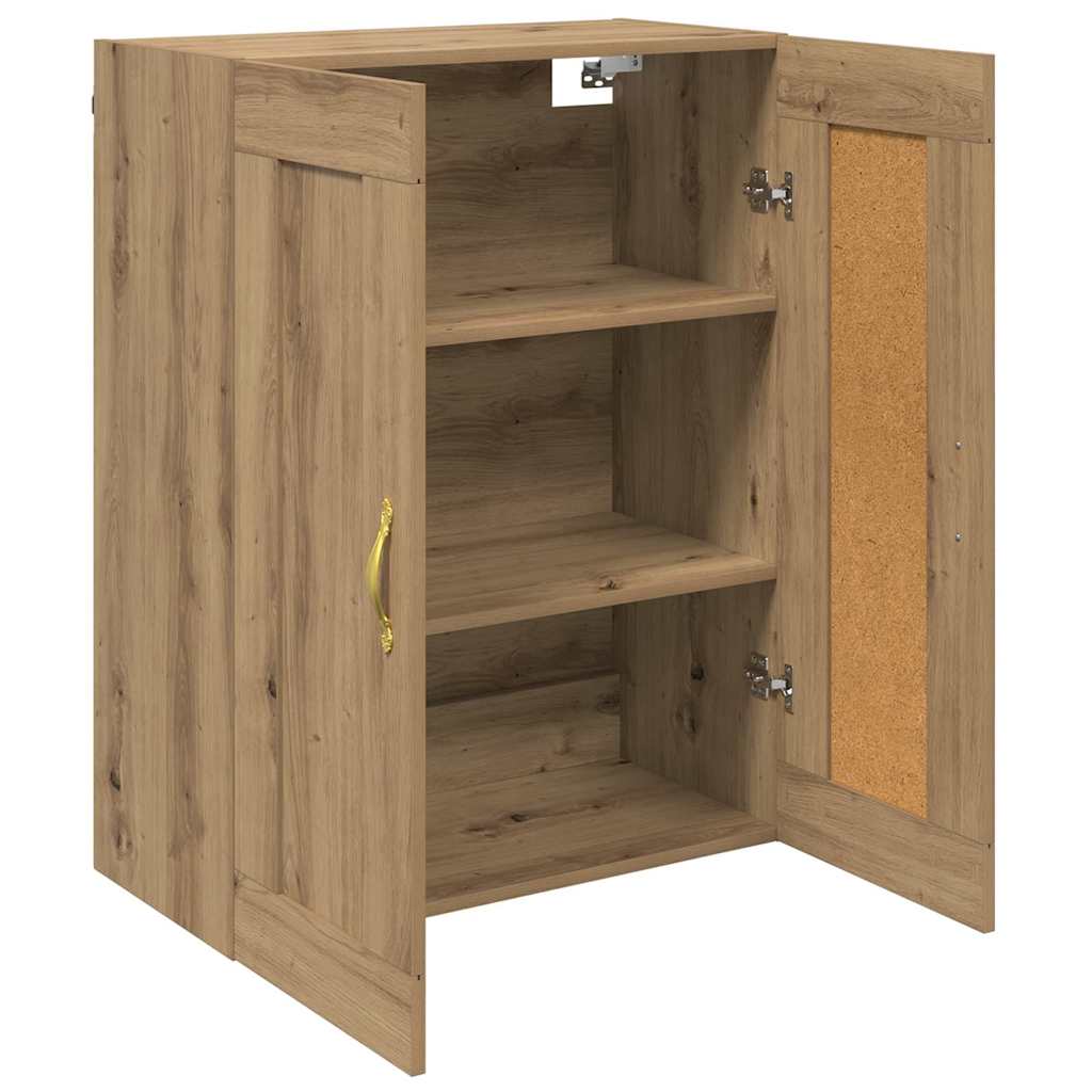 vidaXL Wall Mounted Cabinet Artisan Oak 69.5 x 34 x 90 cm