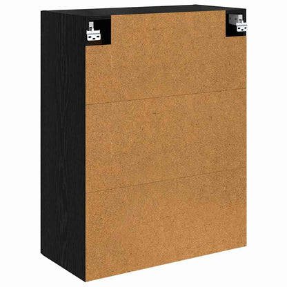 vidaXL Wall Mounted Cabinet Black Oak 69.5 x 34 x 90 cm