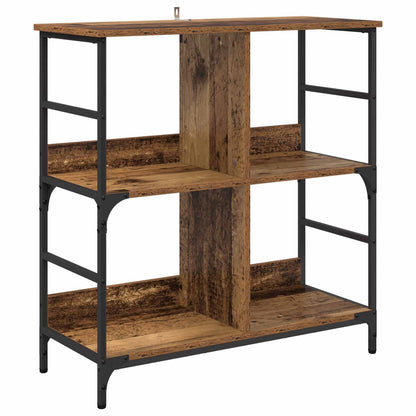 vidaXL Bookshelf 4-Tier Engineered Wood Old wood