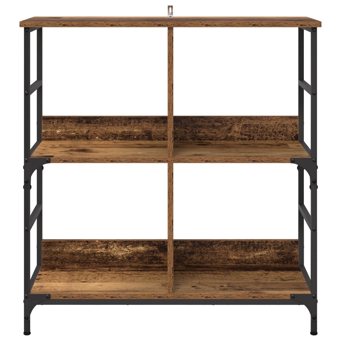 vidaXL Bookshelf 4-Tier Engineered Wood Old wood