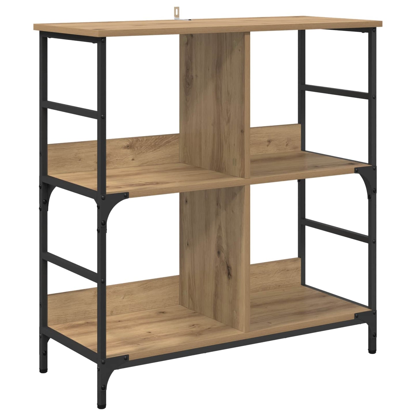 vidaXL Bookshelf 4-Tier Engineered Wood Artisan oak
