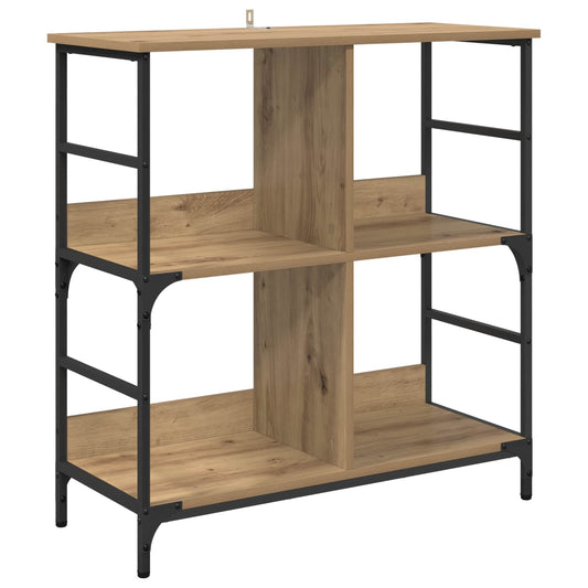 vidaXL Bookshelf 4-Tier Engineered Wood Artisan oak