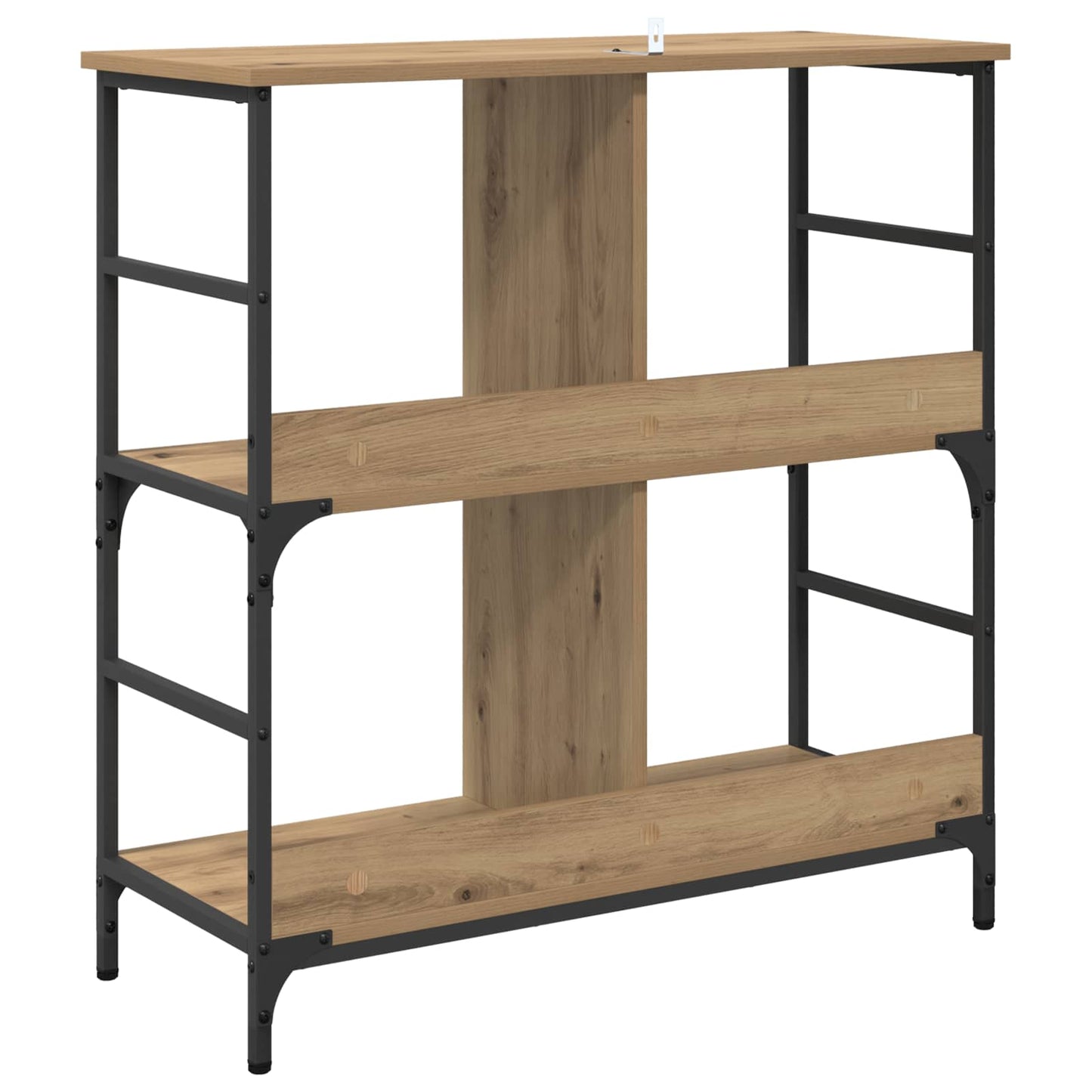 vidaXL Bookshelf 4-Tier Engineered Wood Artisan oak