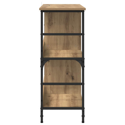 vidaXL Bookshelf 4-Tier Engineered Wood Artisan oak