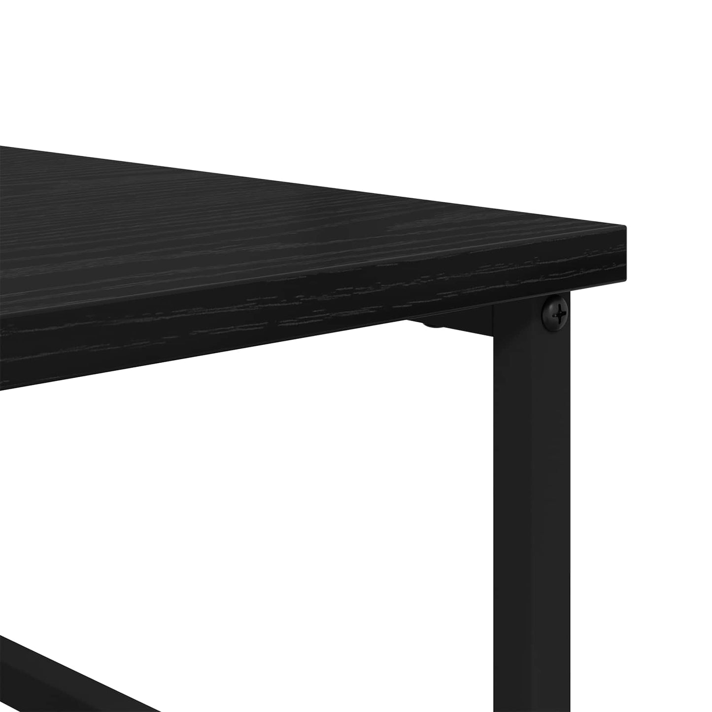 vidaXL Bookshelf 4-Tier 50x33x153cm Engineered Wood Black Oak