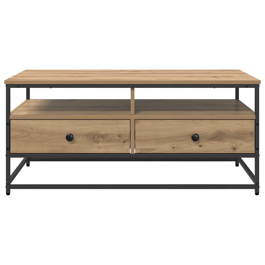 vidaXL Coffee Table Artisan Oak 100 x 51 x 45 cm Engineered Wood