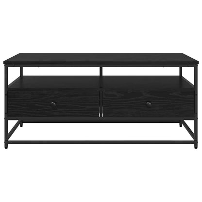 vidaXL Coffee Table Black Oak 100 x 51 x 45 cm Engineered Wood