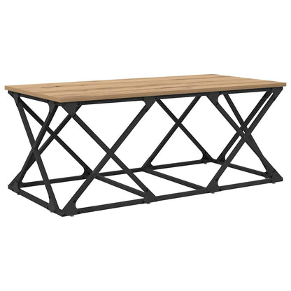 vidaXL Coffee Table Artisan Oak 100 x 49 x 40 cm Engineered Wood