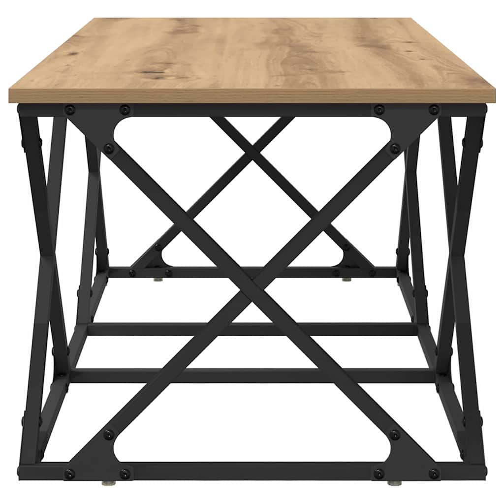 vidaXL Coffee Table Artisan Oak 100 x 49 x 40 cm Engineered Wood