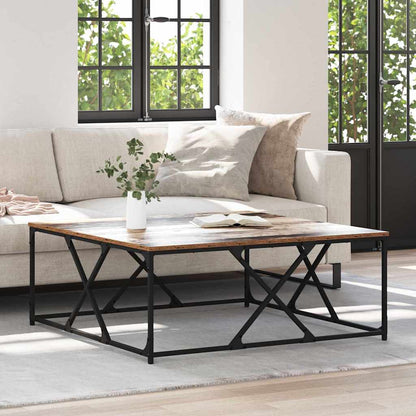vidaXL Coffee Table Old Wood 100 x 100 x 40 cm Engineered Wood